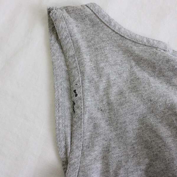 Vintage Disney Unisex M Gray Mickey Mouse DL55' Tank Top 90's