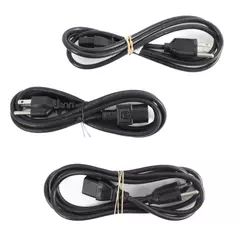 Lot of 3 2-10A 125V Cables 1-E55333 75°C 300V Used Untested