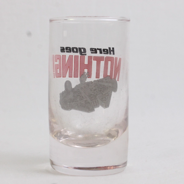 Star Wars 'Here Goes Nothing' Hallmark 2011 Millennium Falcon Shot Glass