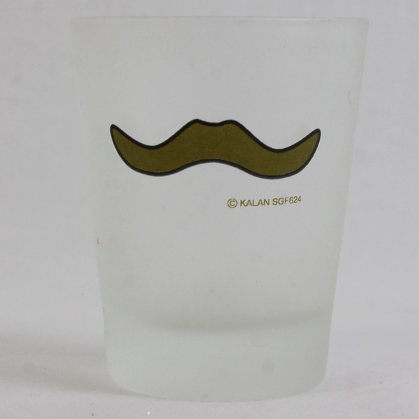 Mustache Clear Shot Glass 1 Ounce Kalan Barware