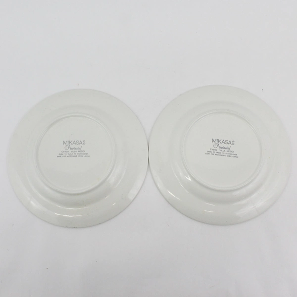 2 Mikasa Provincial Villa Medici Salad Plates 8.5”
