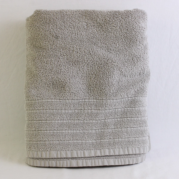 Hotel Collection Solid Light Gray Bath Towel 100% Cotton 29" x 50"