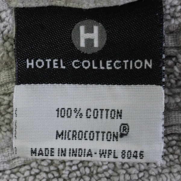 Hotel Collection Solid Light Gray Bath Towel 100% Cotton 29" x 50"