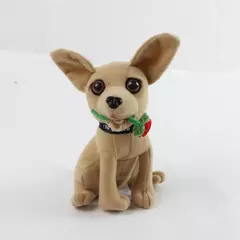 Yo Quiero Taco Bell Chihuahua Dog with Rose Plush Toy Vintage