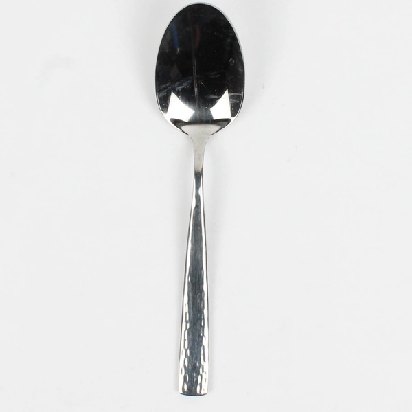 Oliver Gleam by Mikasa Soup Spoon (Tablespoon) Stainless Steel Glossy Hammered