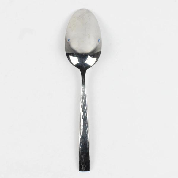 Oliver Gleam by Mikasa Soup Spoon (Tablespoon) Stainless Steel Glossy Hammered