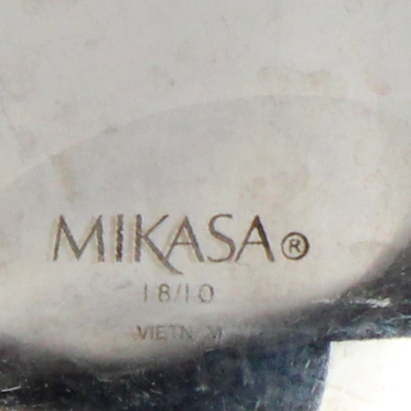 Oliver Gleam by Mikasa Soup Spoon (Tablespoon) Stainless Steel Glossy Hammered