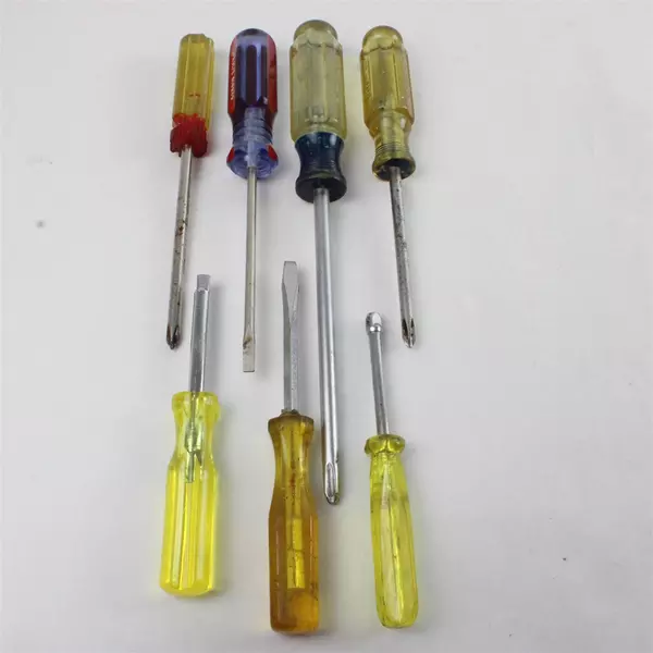 Lot of 7 Screwdrivers + Weather Pack Pins Phillips & Flathead Electronics Auto