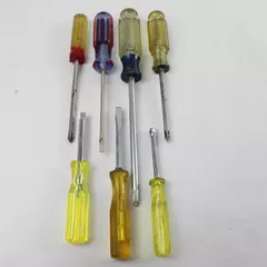 Lot of 7 Screwdrivers + Weather Pack Pins Phillips & Flathead Electronics Auto
