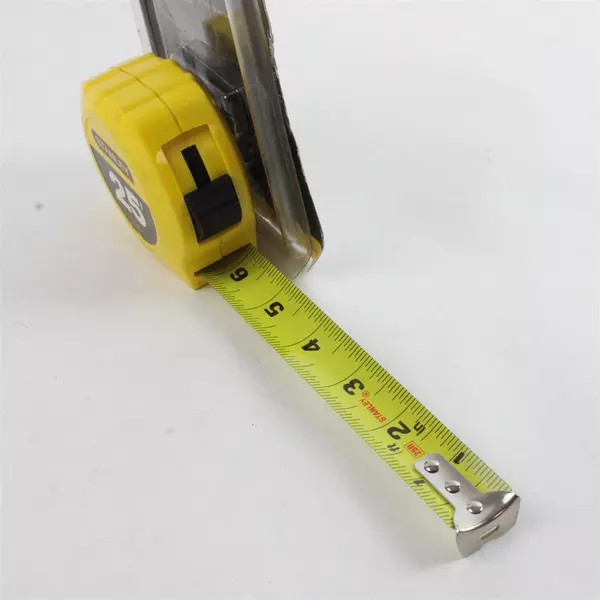 Stanley 30-455 25' Tape Measure Polymer Coated Blade High-Impact ABS Case