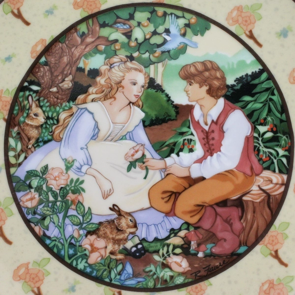 Heinrich Germany “Roses Are Red” Once Upon Rhyme Numbered Plate Villeroy & Boch