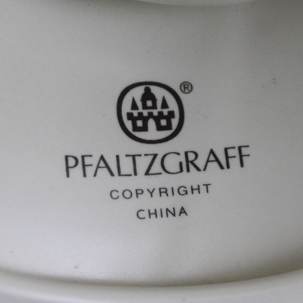 Pfaltzgraff Folk Art Hurricane Lamp Base Nordic Style (No Glass Top)