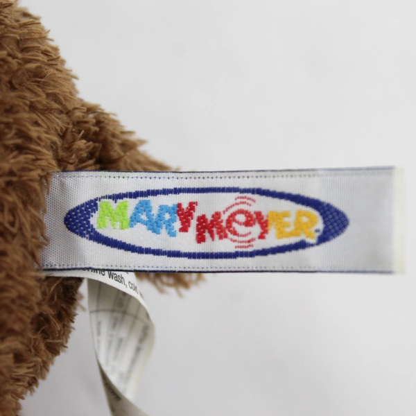 Mary Meyer 2000 Stuffed Plush Floppy Beanbag Moose Deer Curly Shaggy Fur Brown