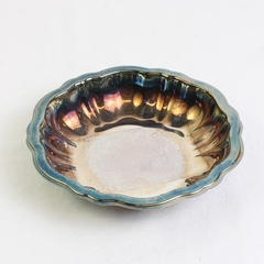 Vintage Wm. A. Rogers Silverplate Scalloped Edge Candy Dish 5.5"