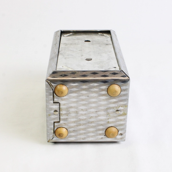 Vintage Dripcut Starline Diner Napkin Holder Dispenser Silver-Tone FLAWED