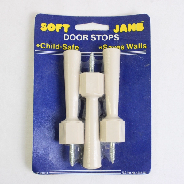 NIB Soft Jamb Door Stops Set of 3