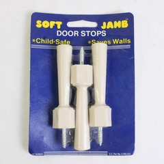 NIB Soft Jamb Door Stops Set of 3