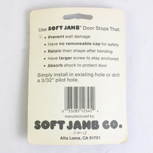 NIB Soft Jamb Door Stops Set of 3