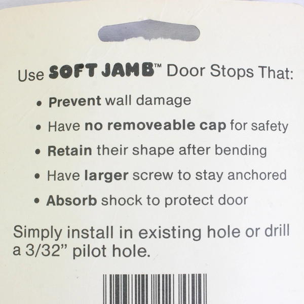 NIB Soft Jamb Door Stops Set of 3