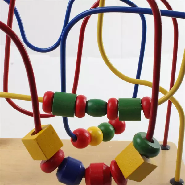 Bead Traveler Wooden Bead Maze Toy Toddler Preschool Motor Skills