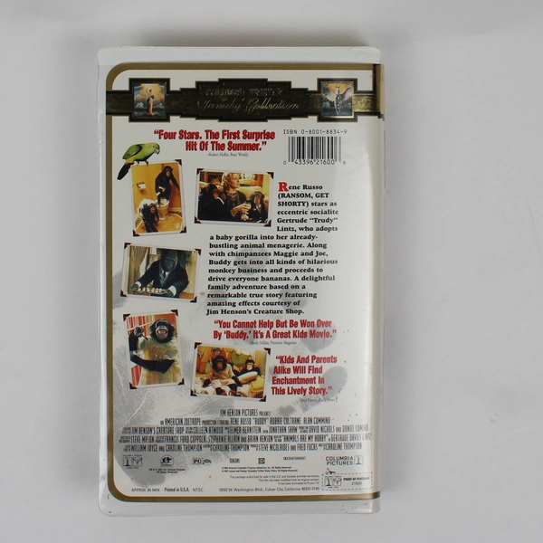 Buddy VHS Tape Comedy / Children's Movie, 1997 #21600