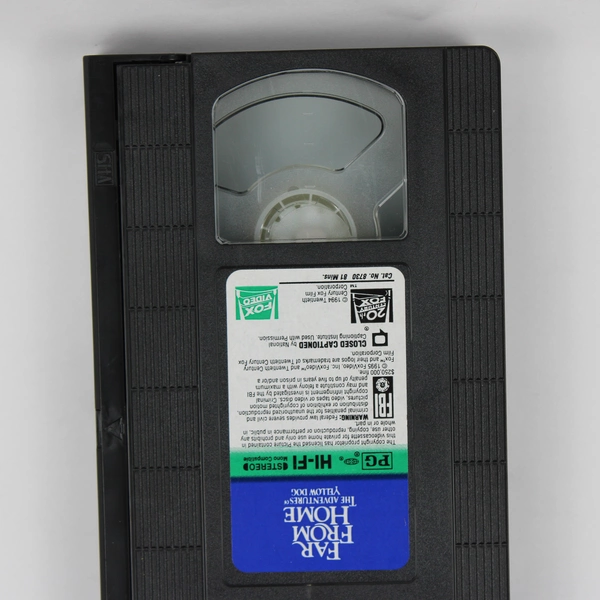 Far from Home The Adventures of Yellow Dog Children's VHS Tape 1995