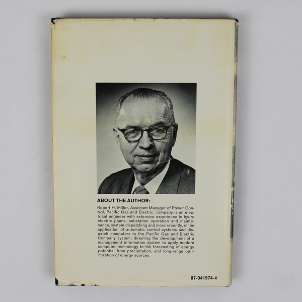 Vintage Book Power System Operation by Robert H Miller 1970 HC DJ 1st Edition