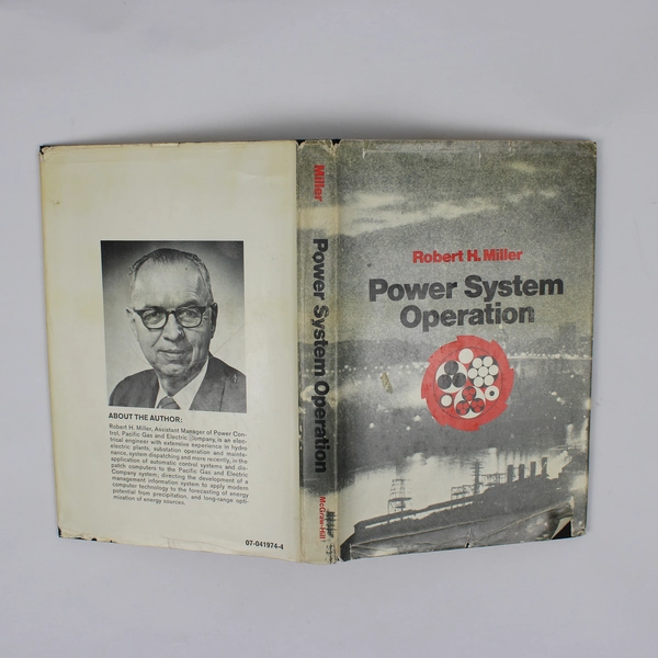 Vintage Book Power System Operation by Robert H Miller 1970 HC DJ 1st Edition
