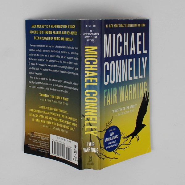 Fair Warning by Michael Connelly 2021 Paperback Good Condition