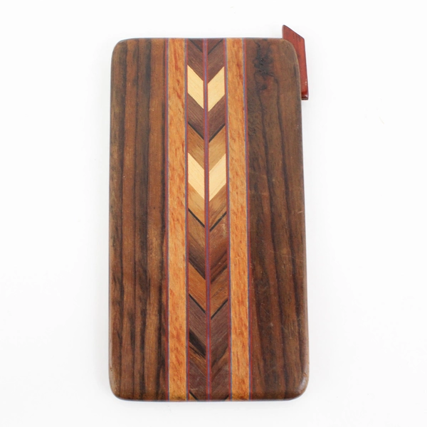 Handcrafted Inlaid Wooden Cribbage Board