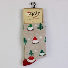 Legale Keep Your Merry Socks On Gnome Christmas Tree Socks Men 8-12