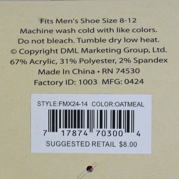 Legale Keep Your Merry Socks On Gnome Christmas Tree Socks Men 8-12