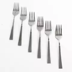 6 Oneida Silver Purity Salad Forks 7 Inches 18/0 Stainless