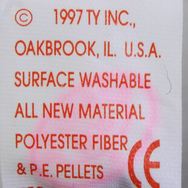 TY Beanie Babies Princess 1997 Princess Diana Purple Bear W/ Tag Plush Toy