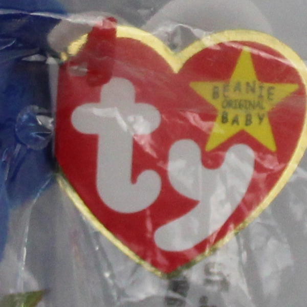 TY Beanie Babies Official Club Clubby 1998 Blue Bear With Tag Plush Toy Sealed