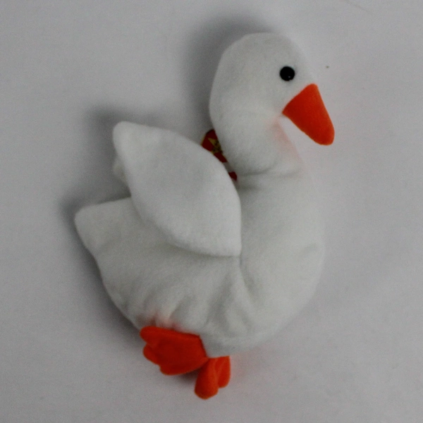 Ty Beanie Babies Gracie 1996 White Goose Bird With Tag Plush Toy