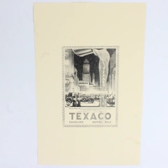 1923 Texaco Christmas Ad Reprint Gas Motor Oil