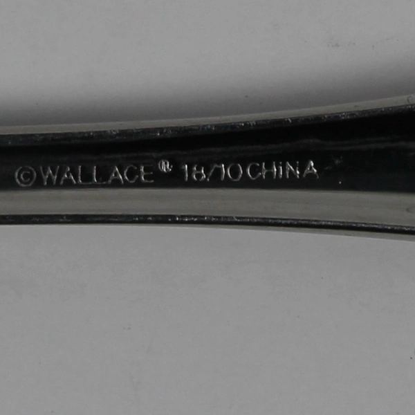 Lot of 2 Wallace Silver Riviera Pattern Salad Forks 7.25" 18/10 Stainless Good