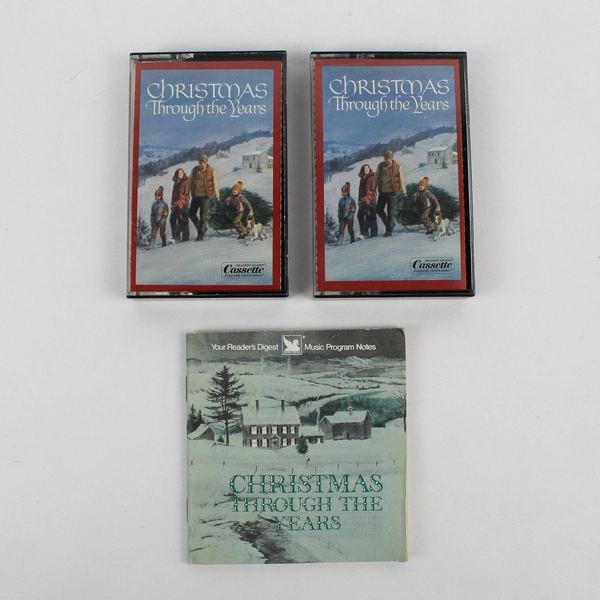 Christmas Through The Years Cassette Tapes 1-2 w/ Booklet Reader’s Digest 1984