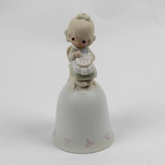 Enesco Precious Moments Figure “Mother Sew Dear” Bell 1981 E-7181