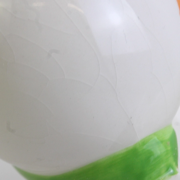 Christmas Snowman Condiment Bowl Ceramic Holiday Dip Dish 5.5" Tall