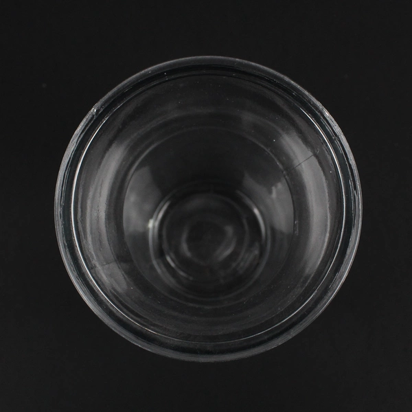 Clear Glass Decorative Bouquet Flower Vase 7 3/4"