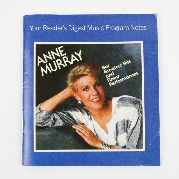 Lot of 3 Readers' Digest Anne Murray Cassette Tapes Greatest Hits with Book 1990