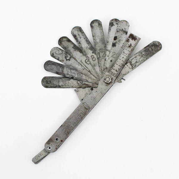 Vintage KASTAR Spark Plug Gap Tool Folding Feeler Gauge Gapping Tool