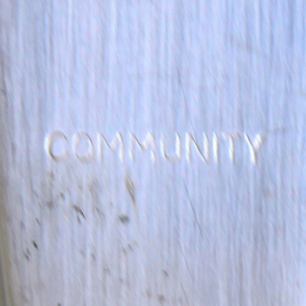 Lot Of 6 Oneida Community Lady Hamilton Silver Plated Dinner Knives Flatware