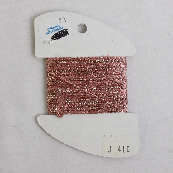 Lot of 2 New Twilleys Goldfingering Metallic Embroidery Thread J41C Pink