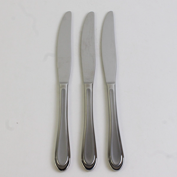 Lot of 3 Oneida Joanne Stainless Flatware Dinner Knives
