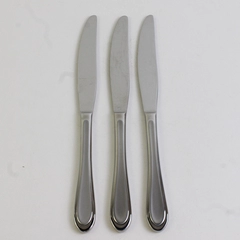 Lot of 3 Oneida Joanne Stainless Flatware Dinner Knives