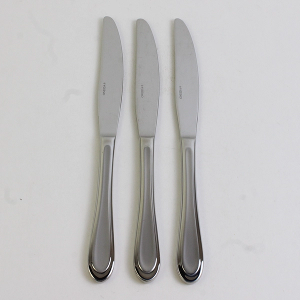 Lot of 3 Oneida Joanne Stainless Flatware Dinner Knives