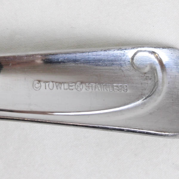 Set Of 4 Towle Blossom 18/0 Dinner Forks Frosted Stainless Steel 7.5"